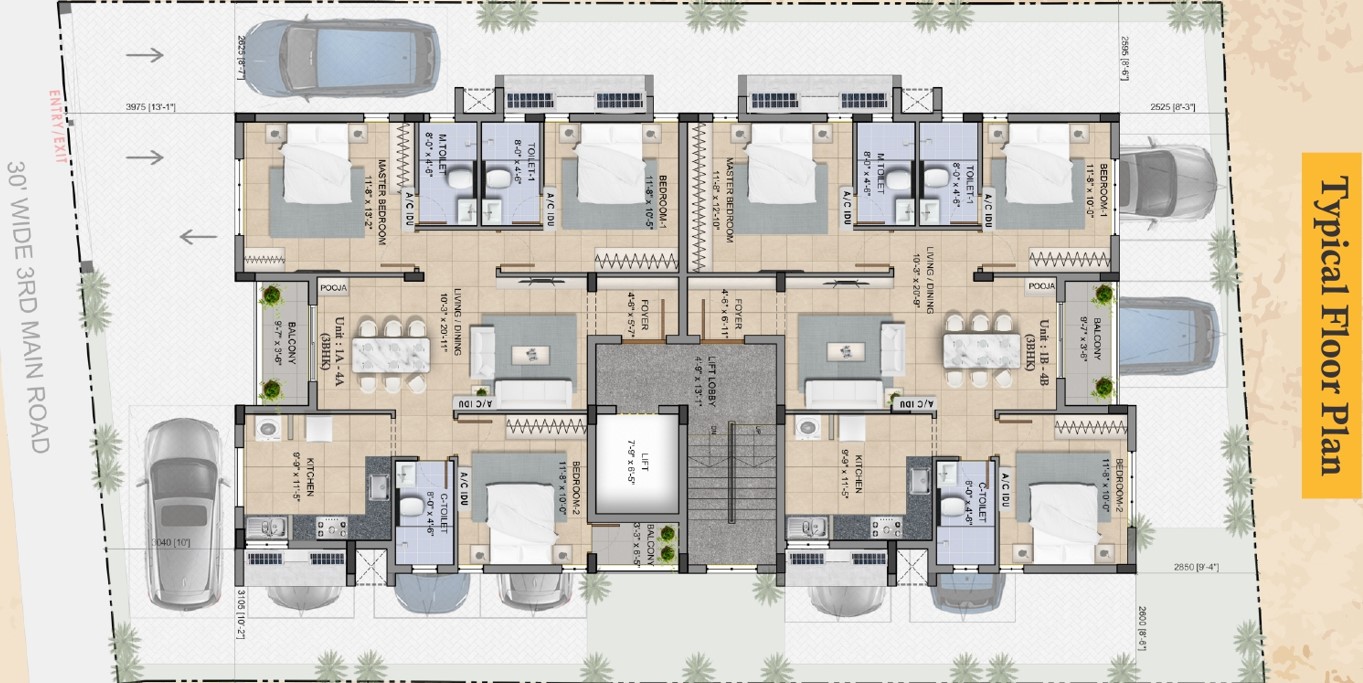 DRA Bliss No. 4592, 3rd Main Road, Meenatchi Sundareswarar Koil